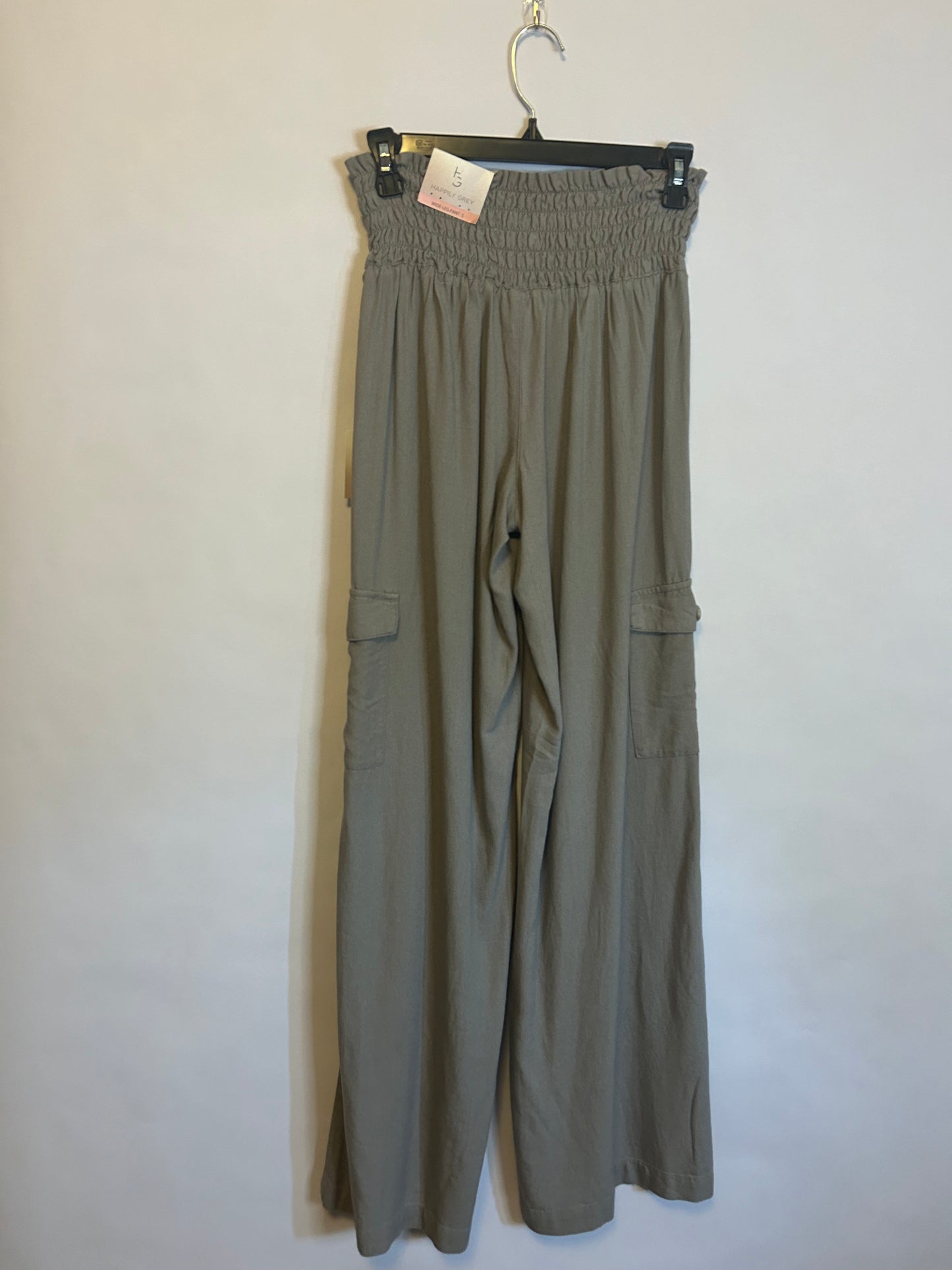 Happily Grey Flowy Pants S