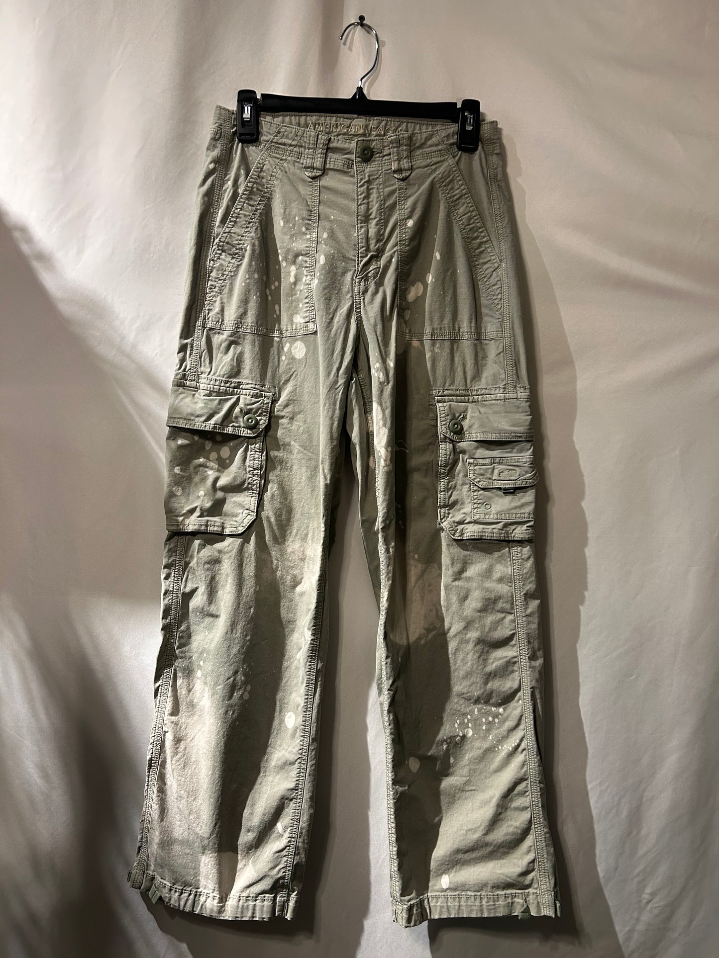 American Eagle Green Cargo Pants 6