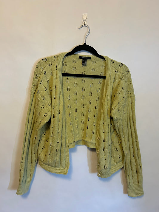 Forever 21 Green Cardigan M