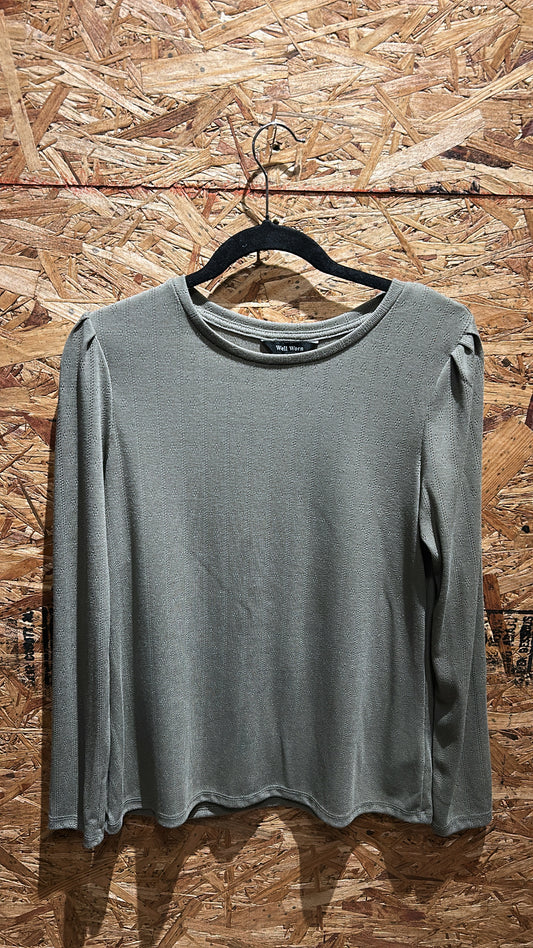Well Worn Green Long Sleeve M