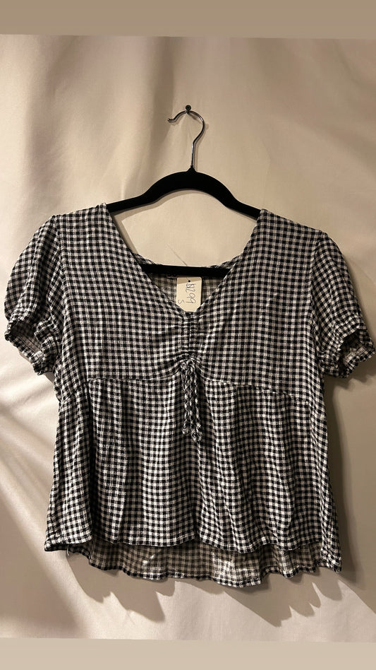 Gingham Top S