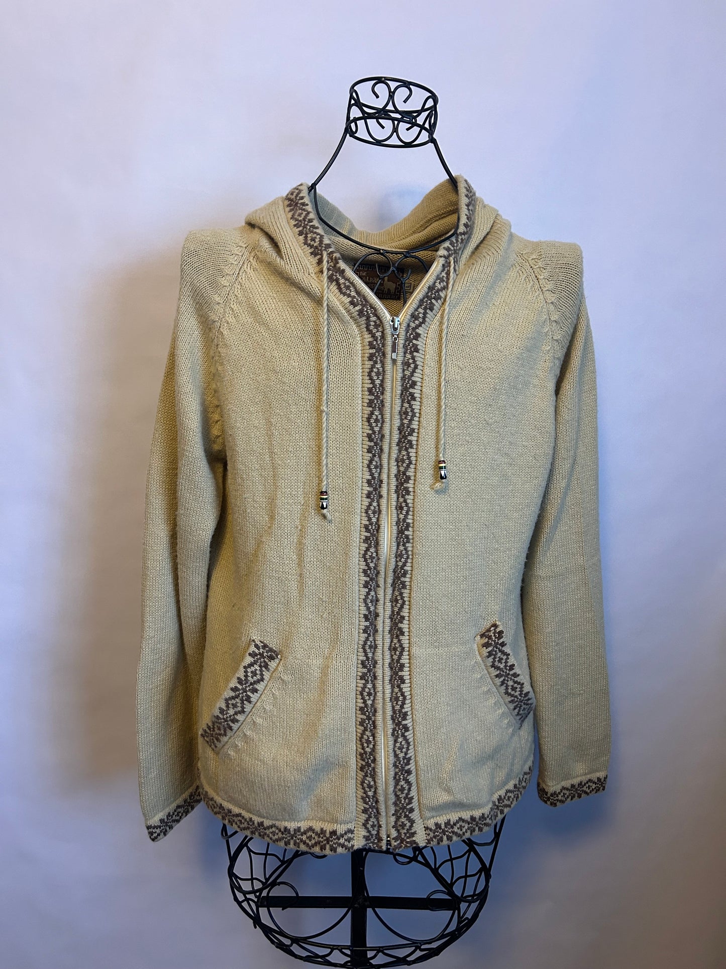 The Alpaca Connection Zip Up L