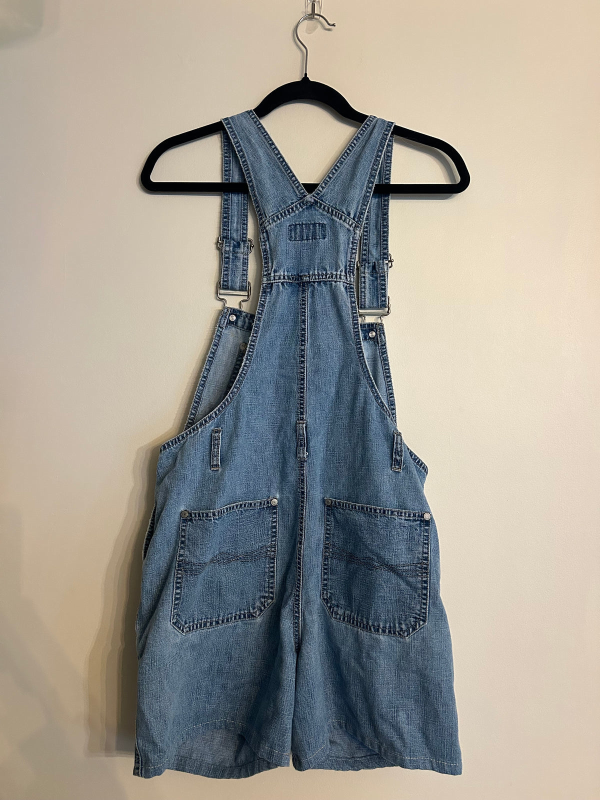 No Boundaries Denim Overalls M