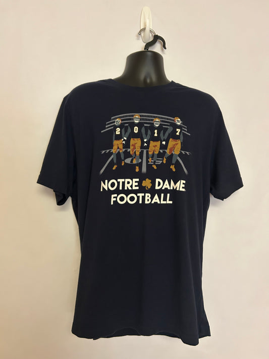 ND Football T-Shirt 2XL