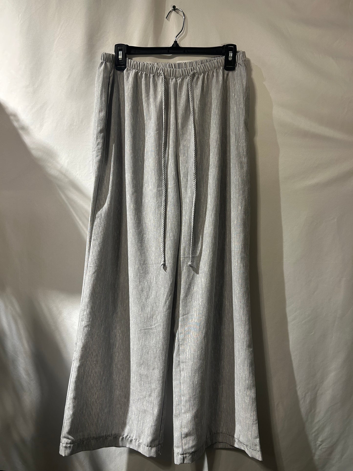 Blue & White Striped Pants M/L