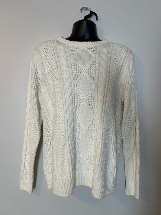 Sonoma Men’s Cable Knit Sweater L