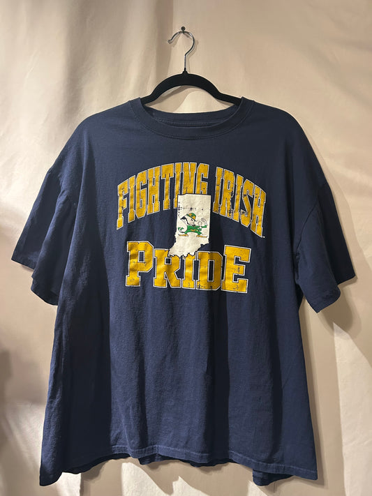 Fighting Irish ND Navy T-Shirt XL