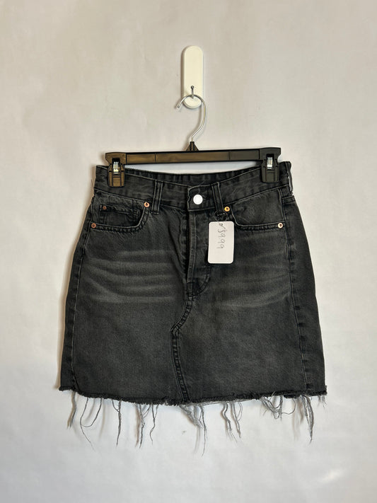 &Denim Black Skirt 4