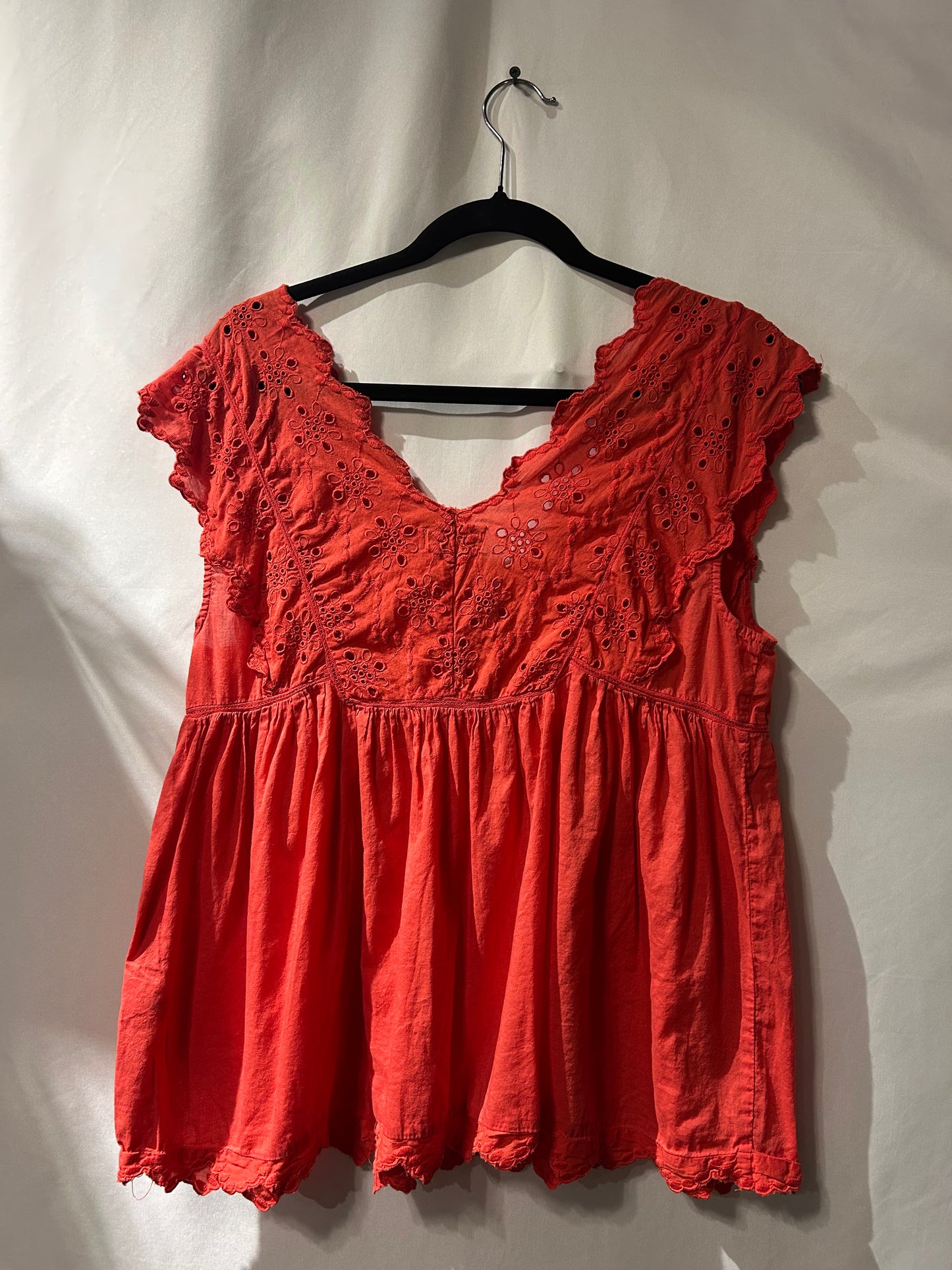 Lucky Brand Baby Doll Coral Tank M