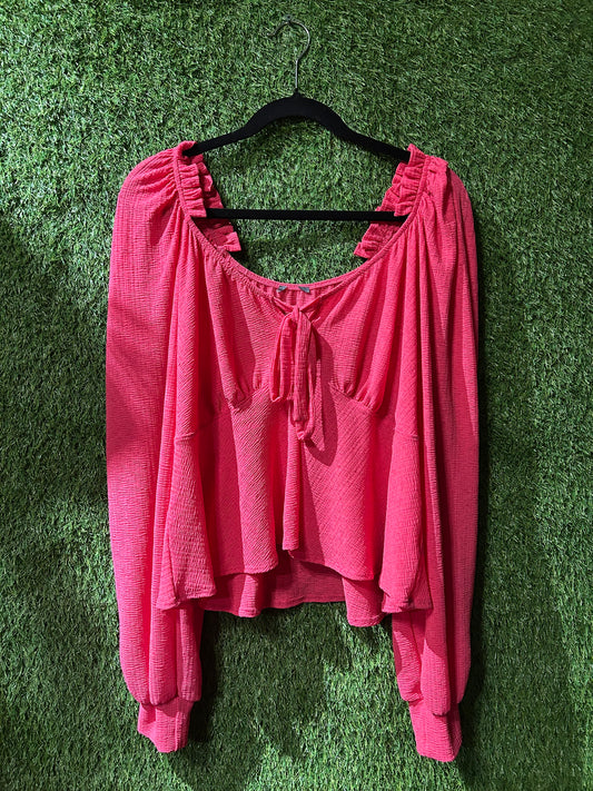 Altar’d State Pink Top L