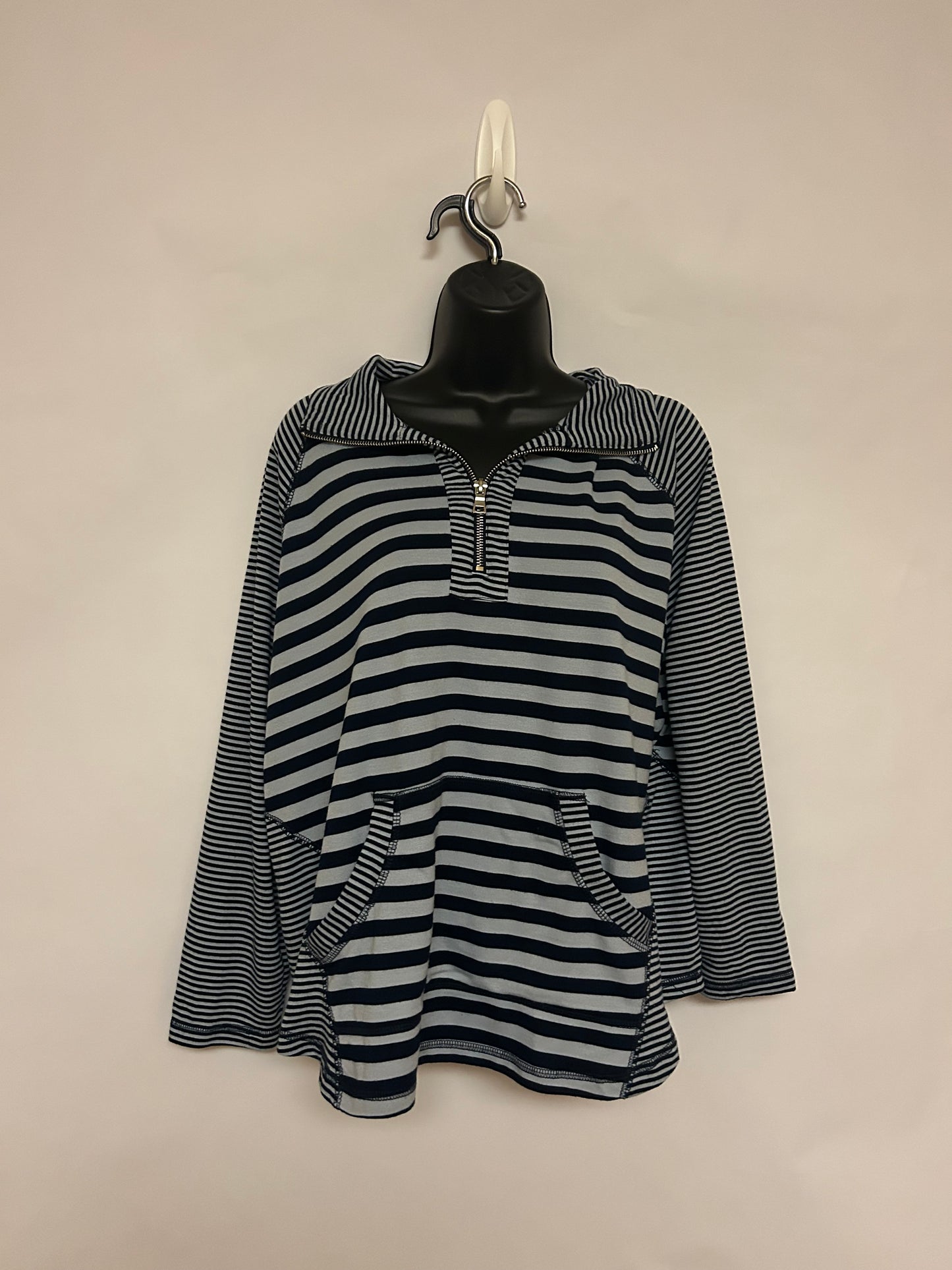 Ruby Rd Striped Zip Up PXL