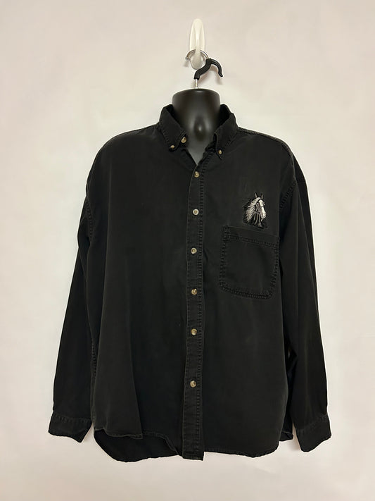 Ultra Club Collection Vintage Horse Button Up 2XL