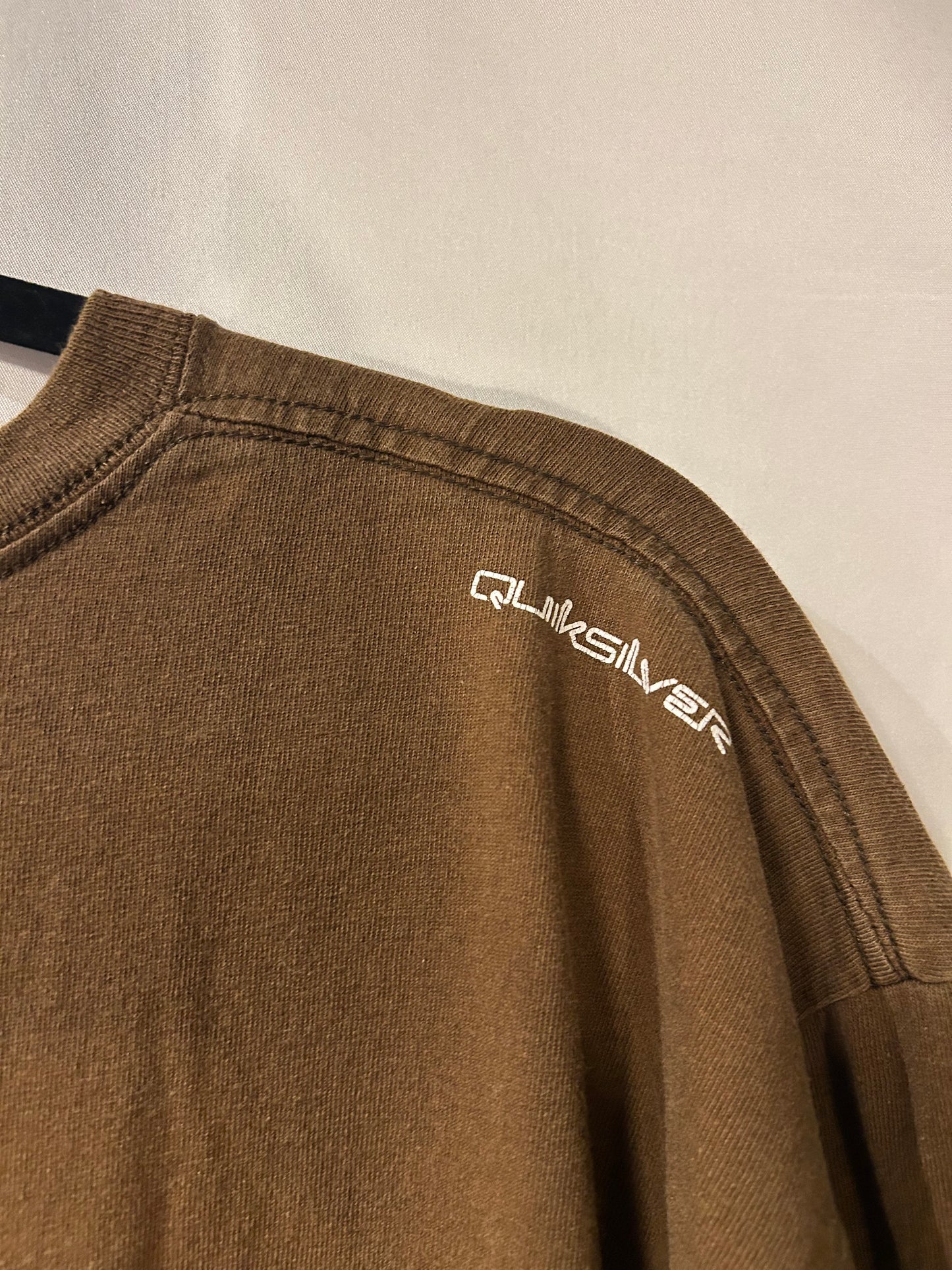 Quicksilver Vintage Brown T-Shirt L