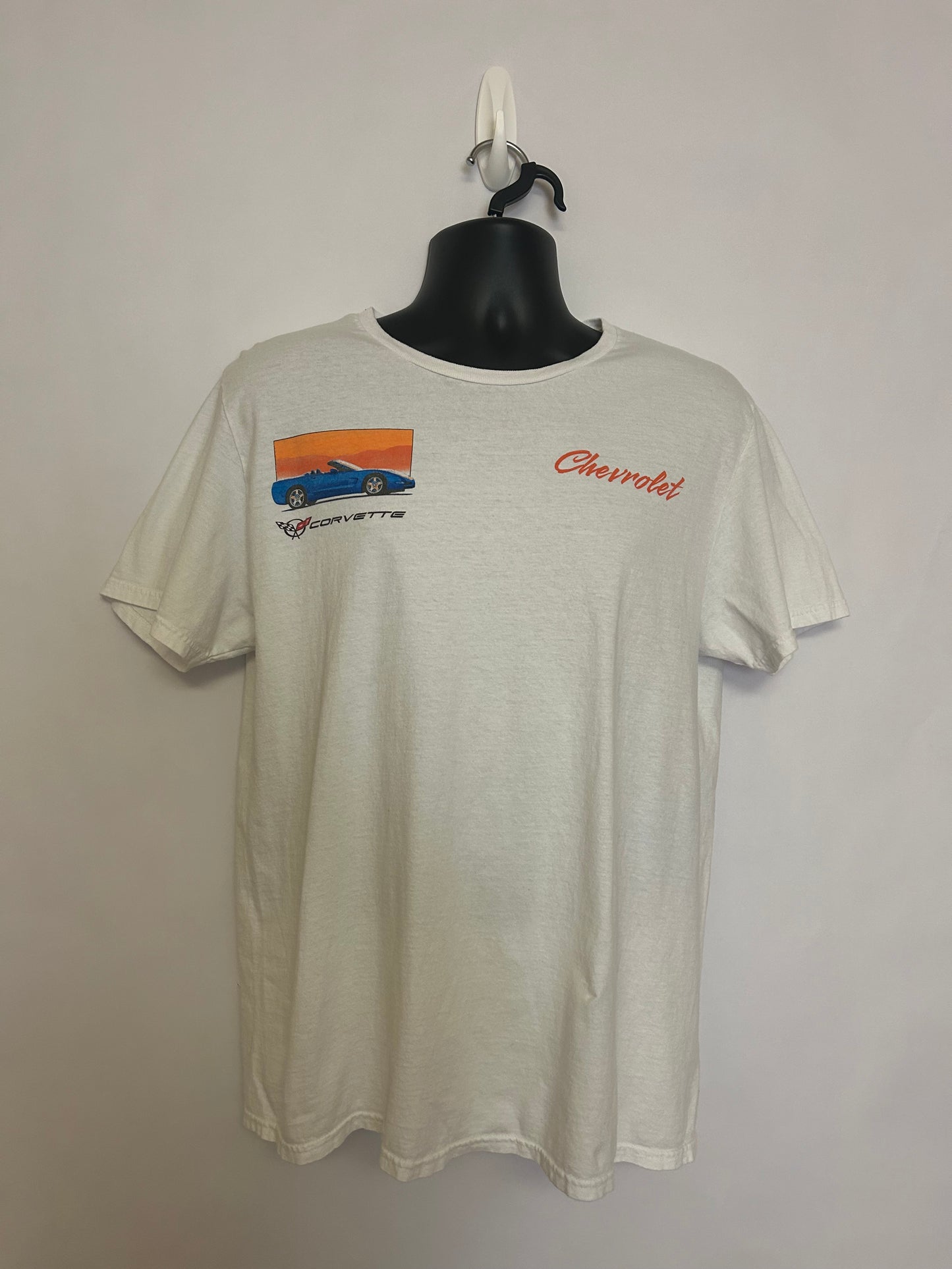 Corvette White T-Shirt L