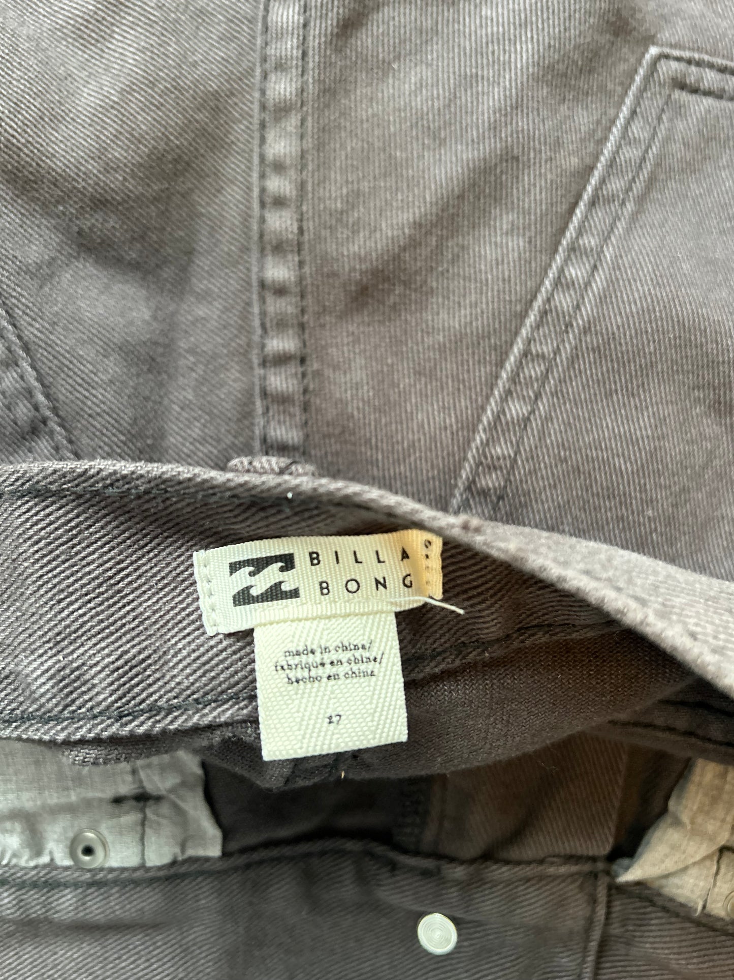 Billabong Black Jean Shorts 27