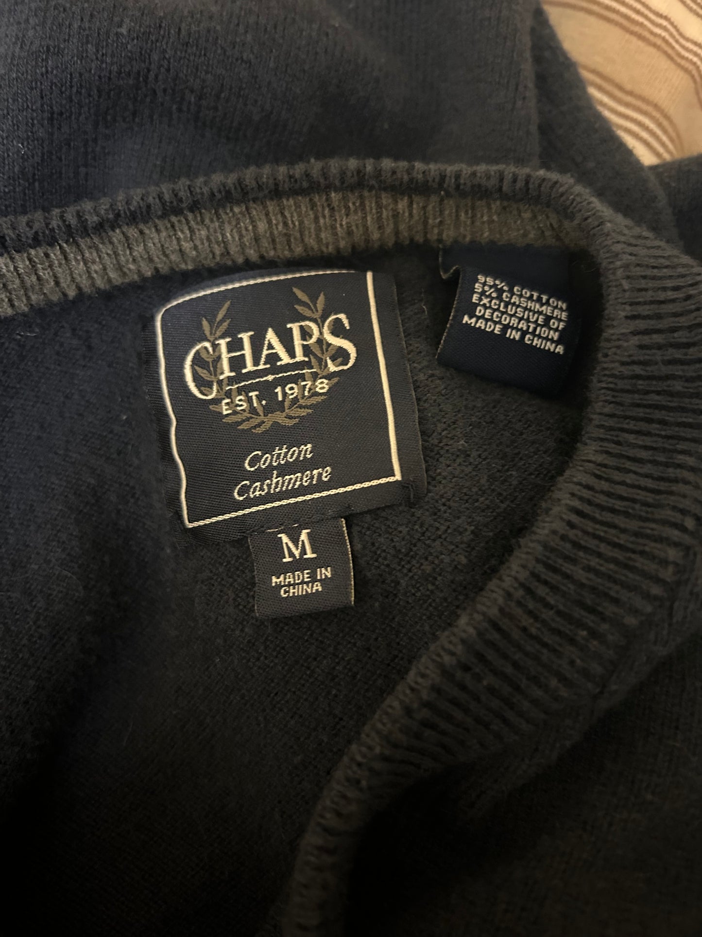 Chaps Navy Sweater M