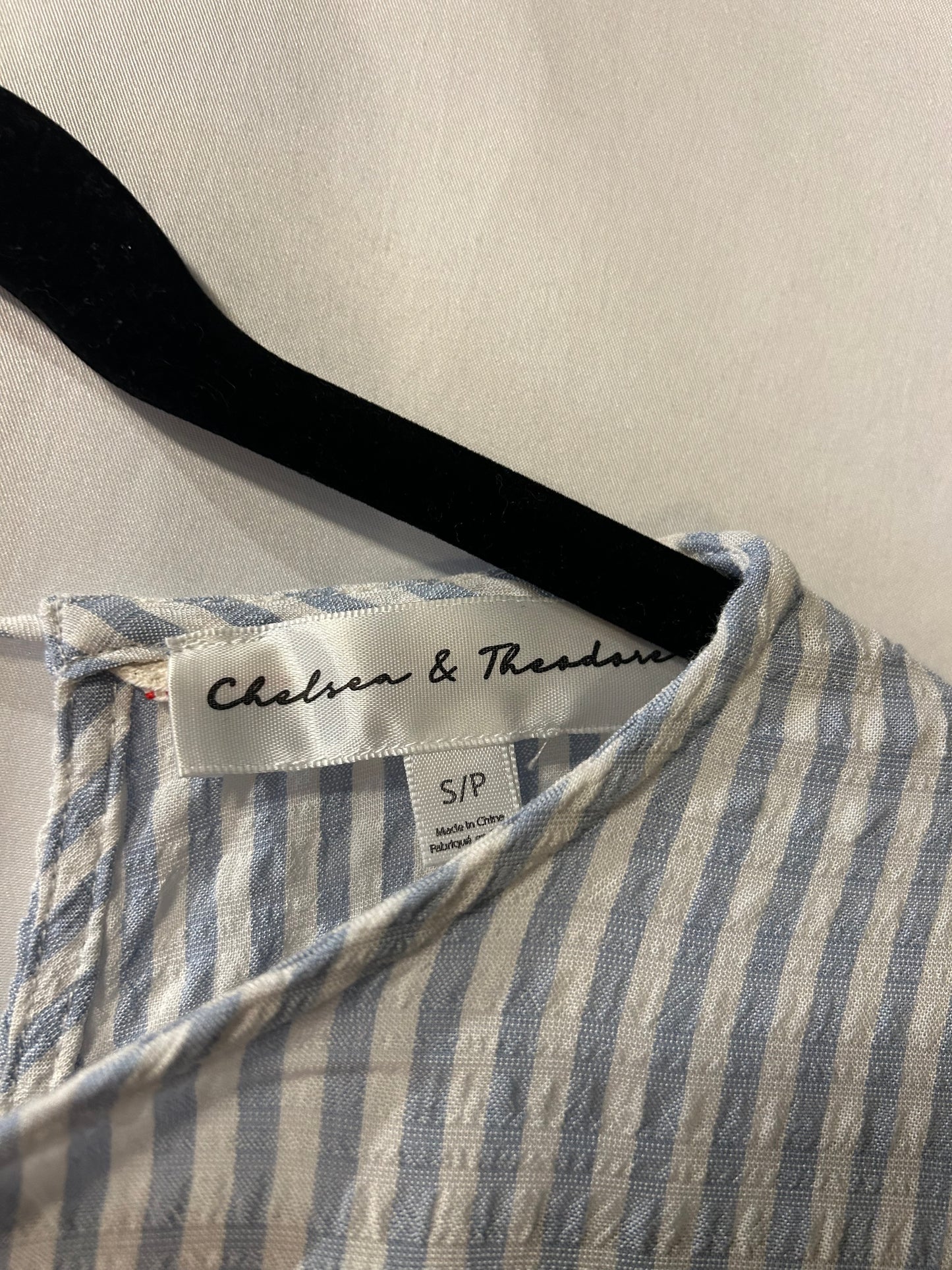 Chelsea & Theadore Blue & White Shirt S