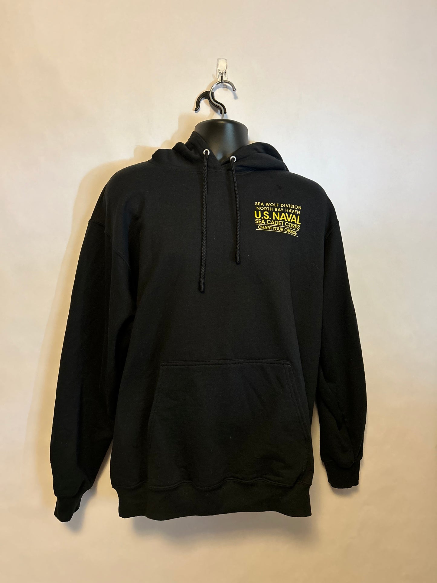 US Naval Black Sweatshirt L