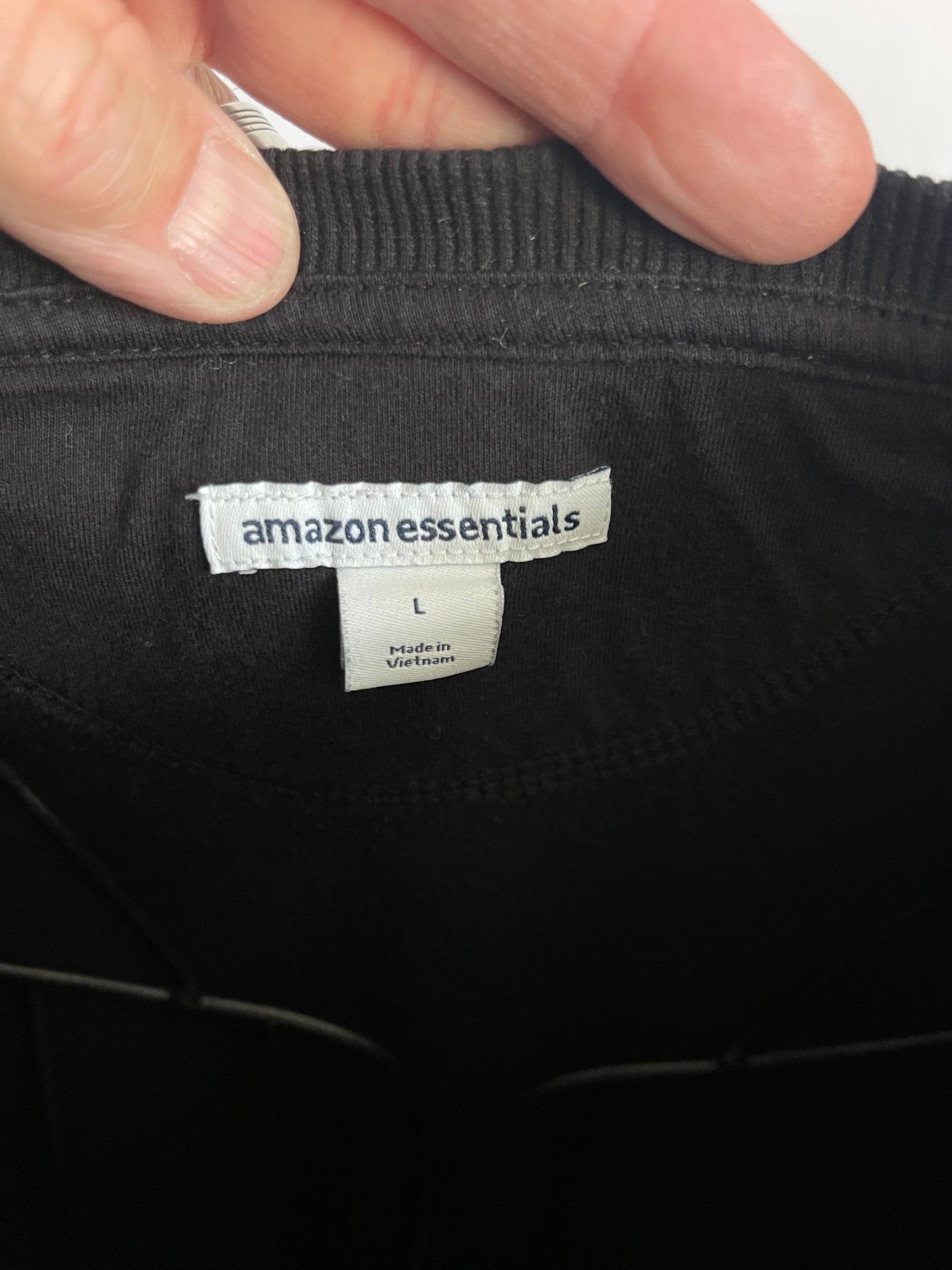 Amazon Essentials Black Sweatshirt L