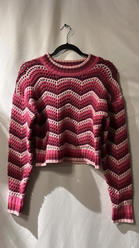 Pink Rose Sweater XS