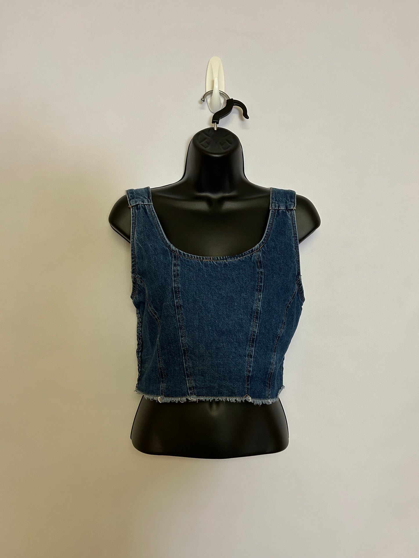 Lone Star Denim Crop Tank M