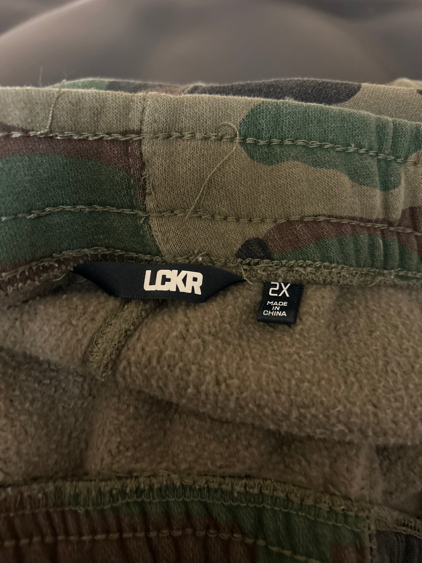 LCKR Camo Sweatpants 2X