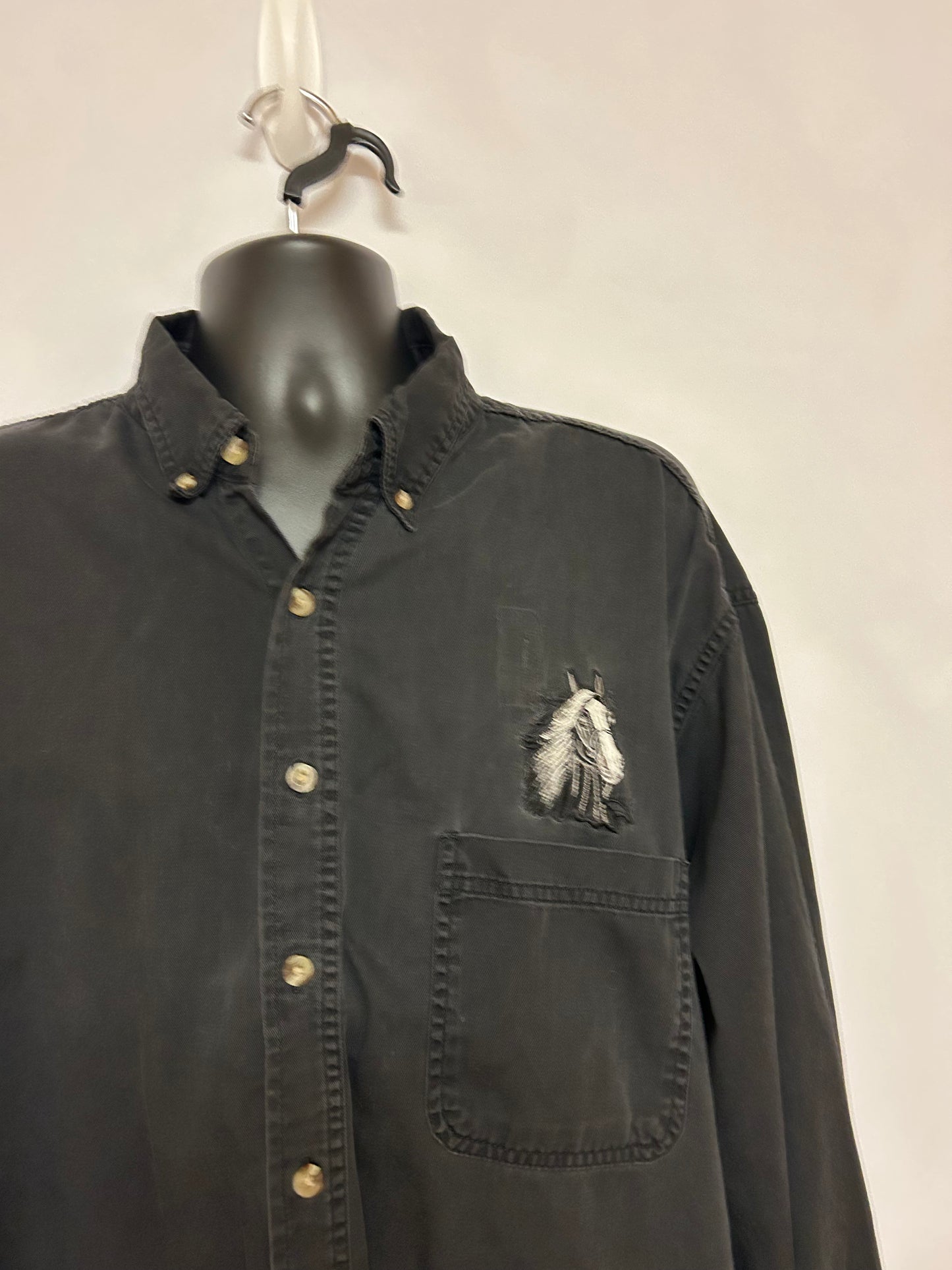 Ultra Club Collection Vintage Horse Button Up 2XL