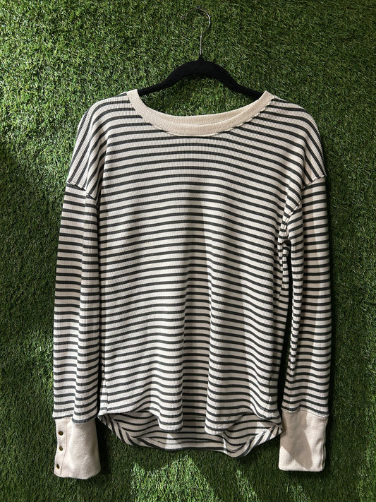 Sonoma Striped Soft Long Sleeve M