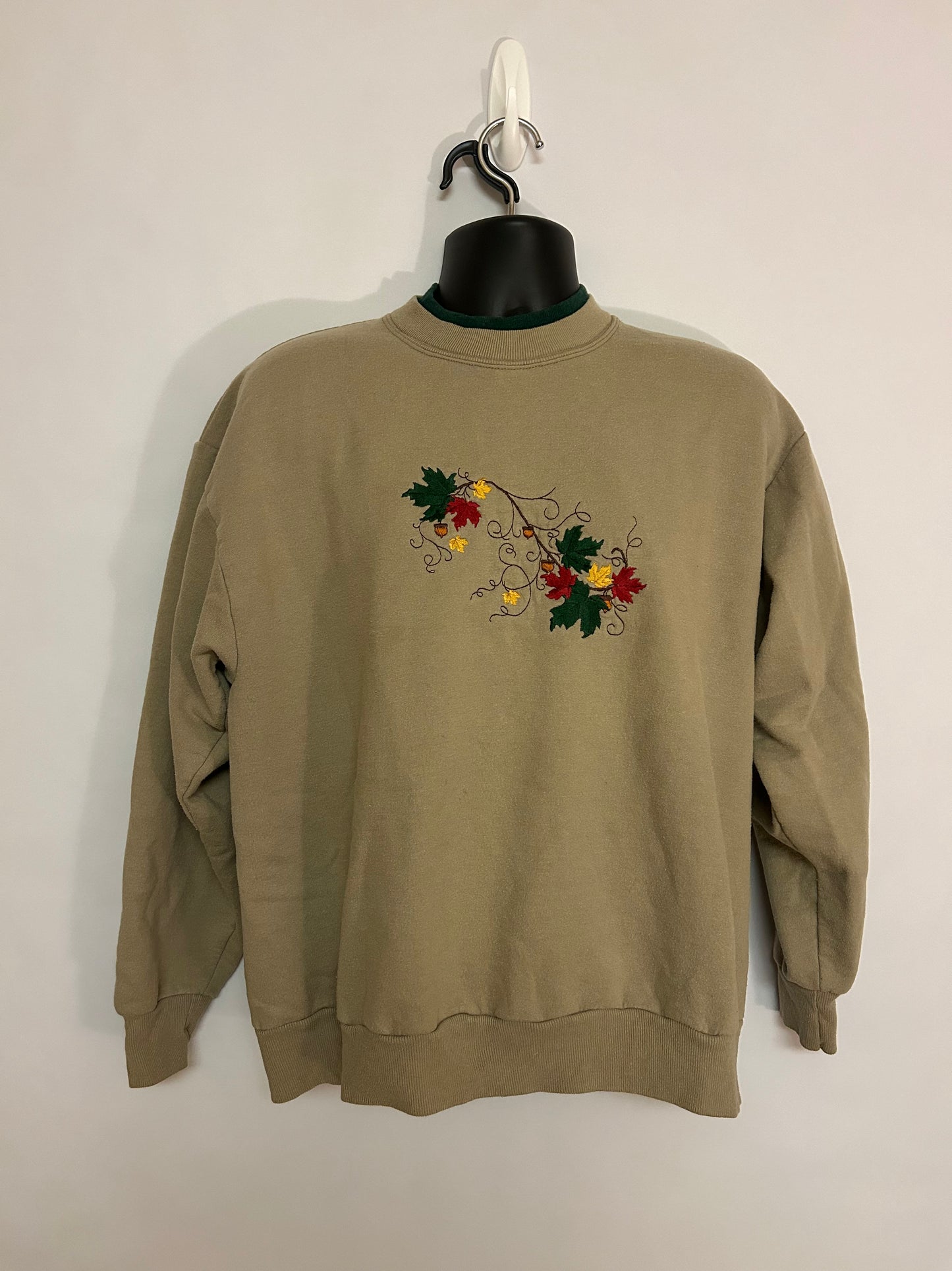 Fall Leaves Sweatshirt L