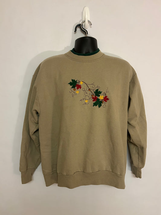 Fall Leaves Sweatshirt L