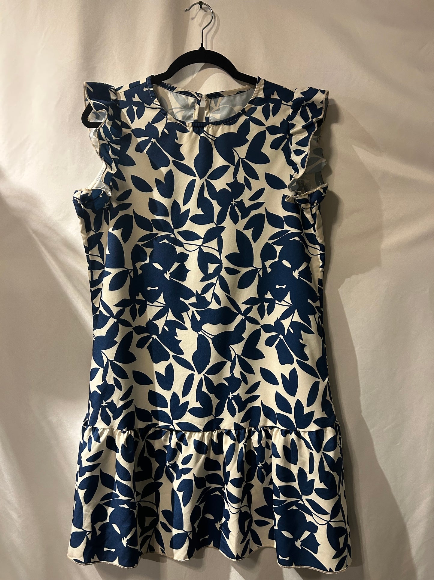 Blue & Cream Dress M