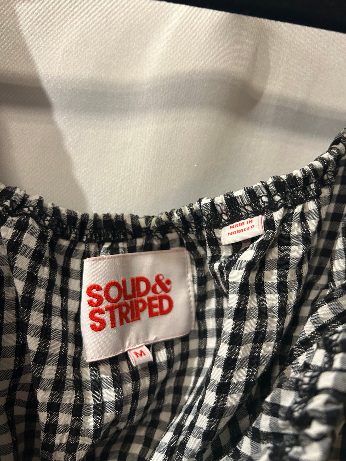 Solid & Striped Gingham Set M (Retail $250)
