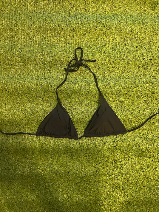 Black Triangle Bikini Top S