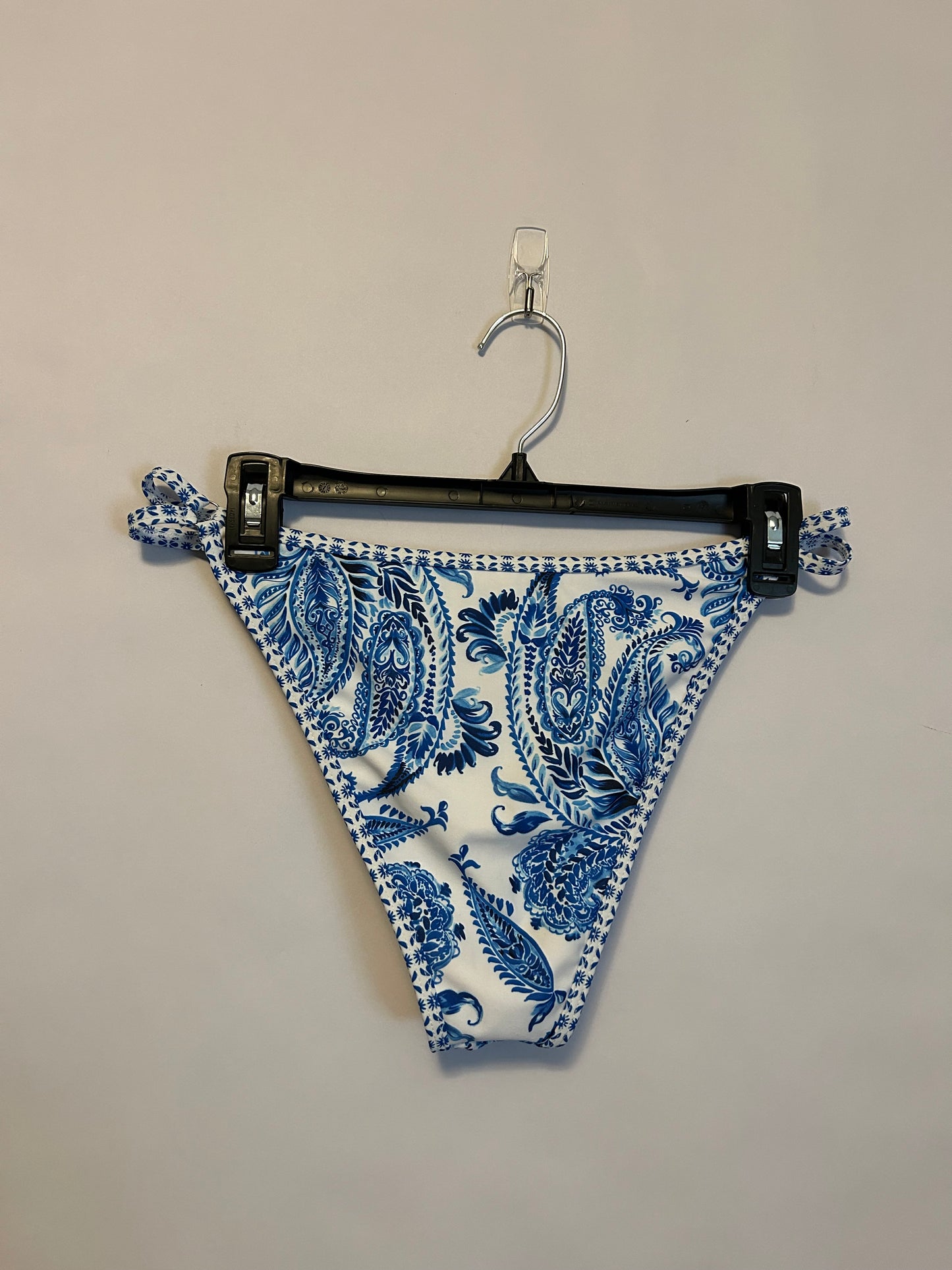 Blue & White Bikini Bottoms L