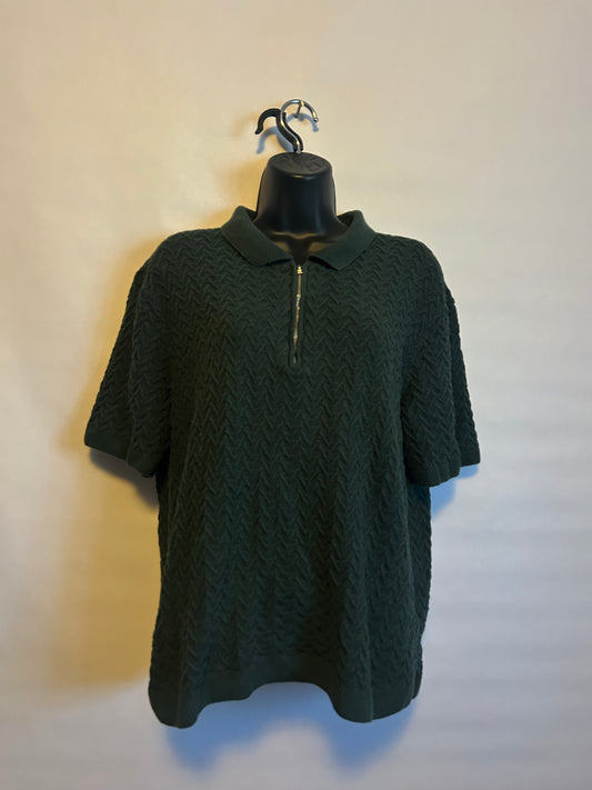 Abercrombie & Fitch Green Sweater Shirt M