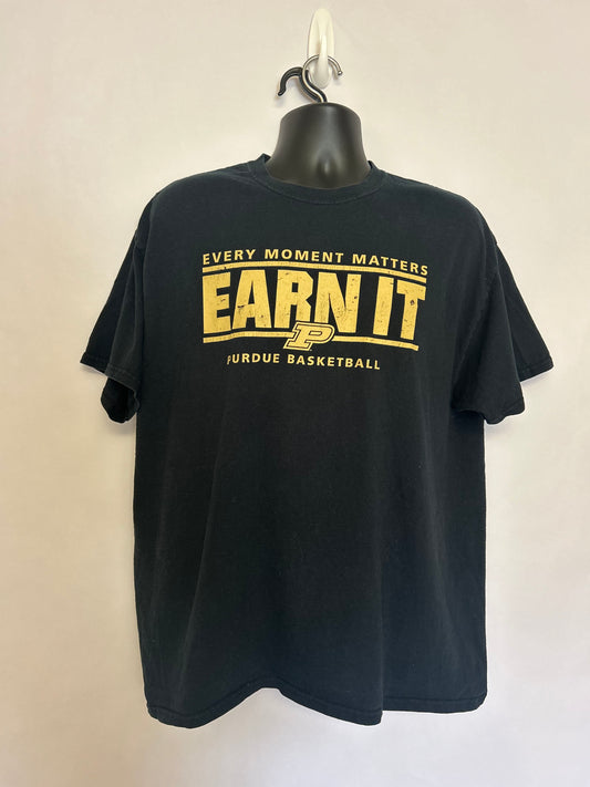 Purdue Black T-Shirt XL