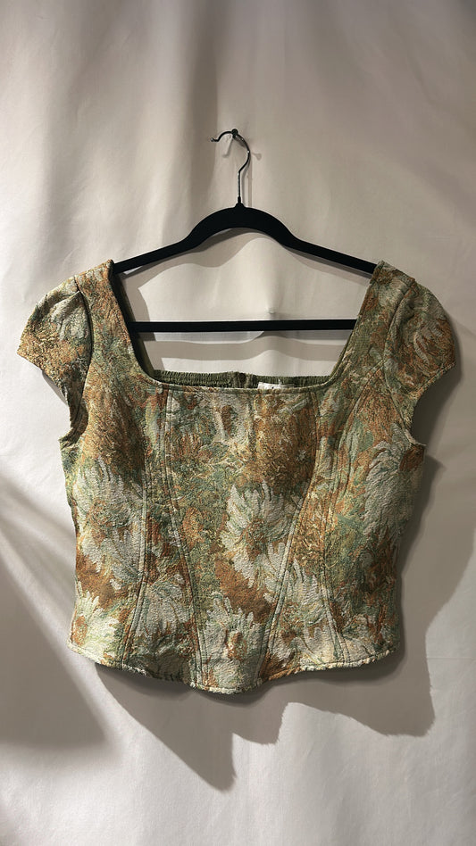 In Loom Floral Top L