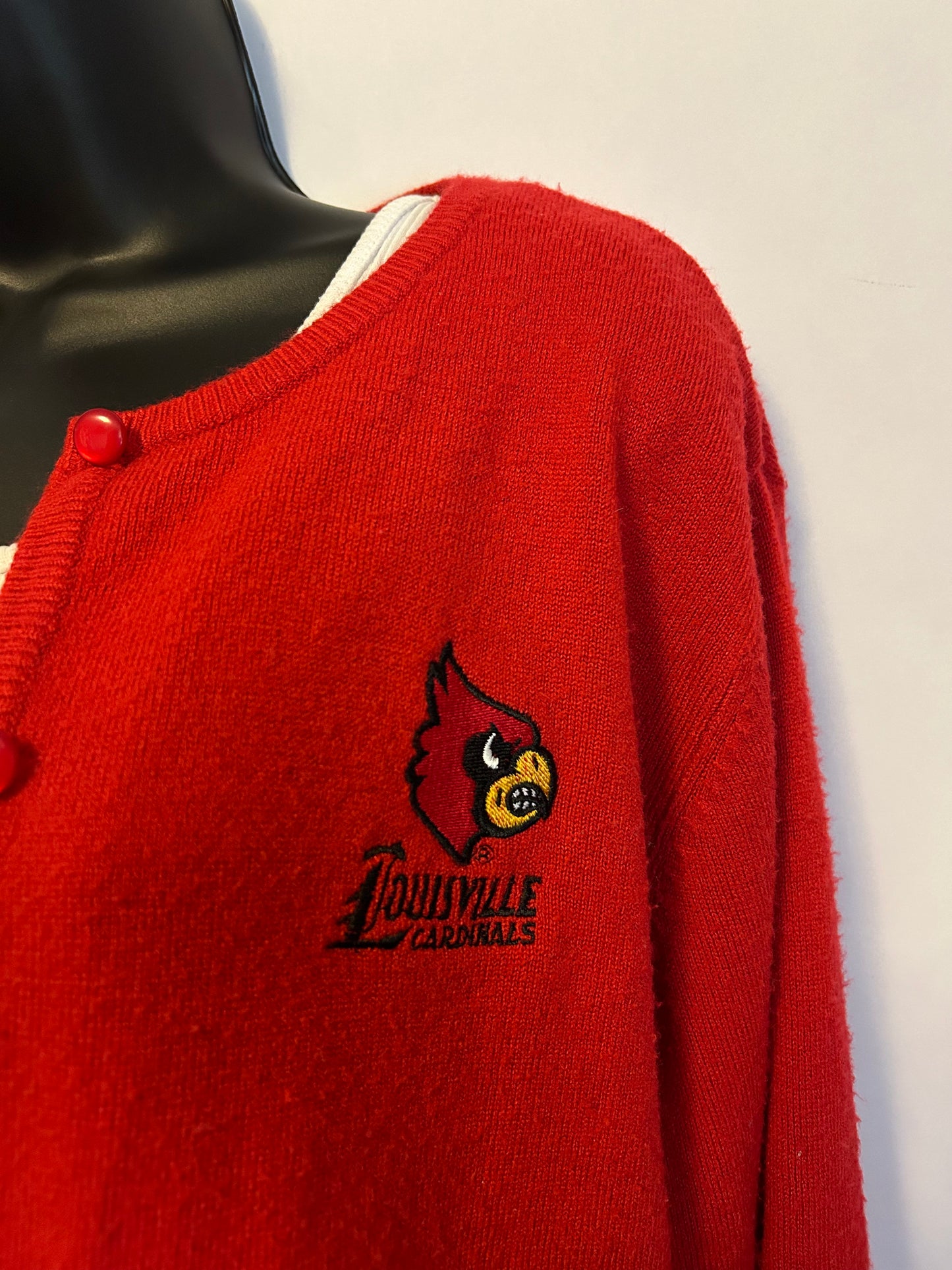 Louisville Cardinals Red Sweater L