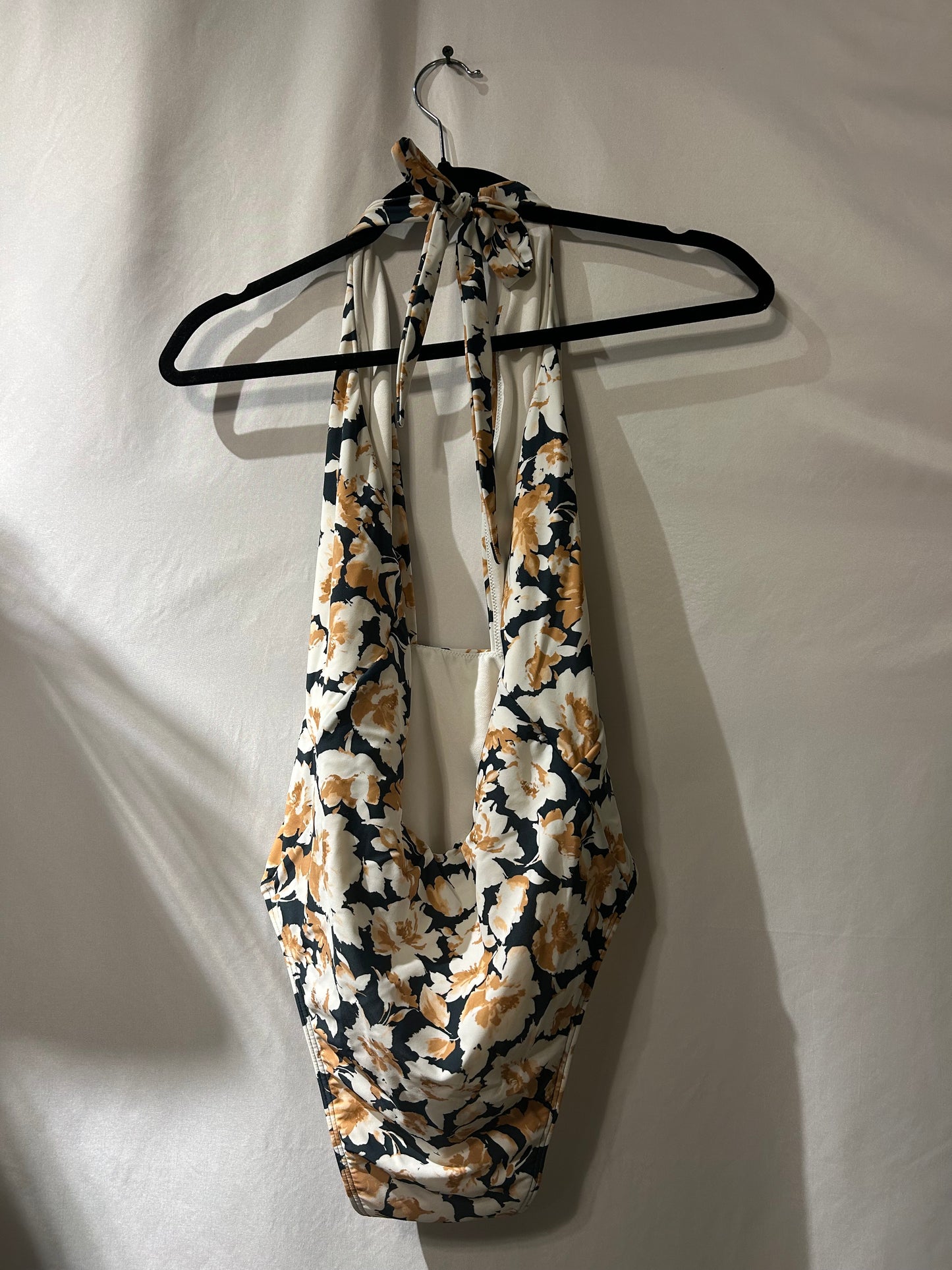 Floral One Piece Swimsuit M