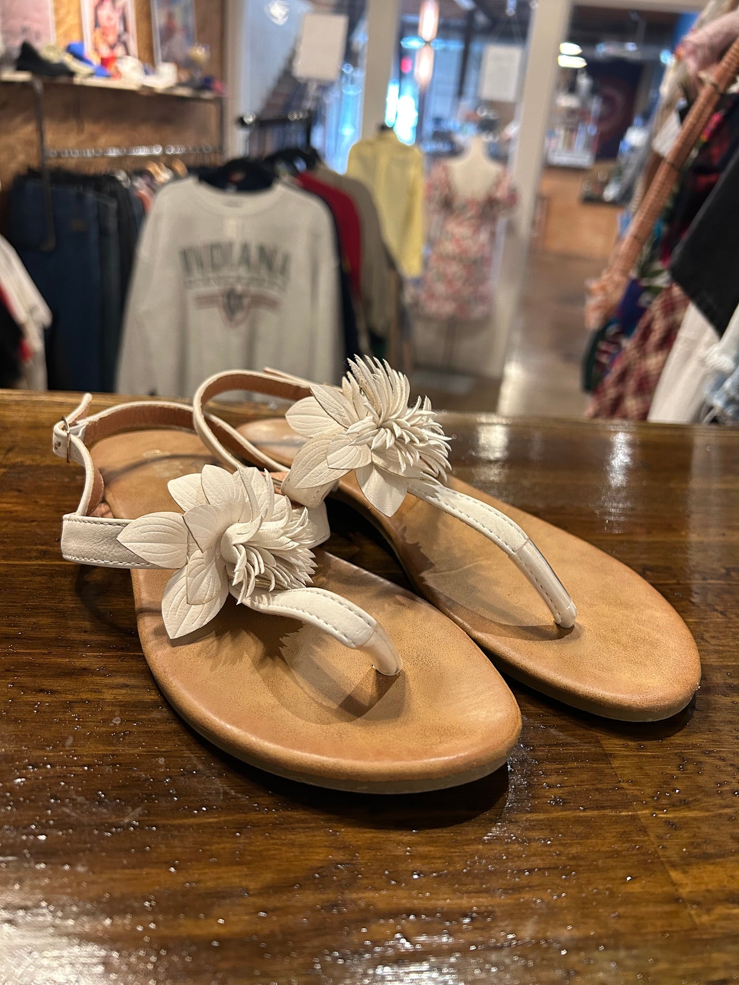 Dolly Mix Flower Sandals 7.5