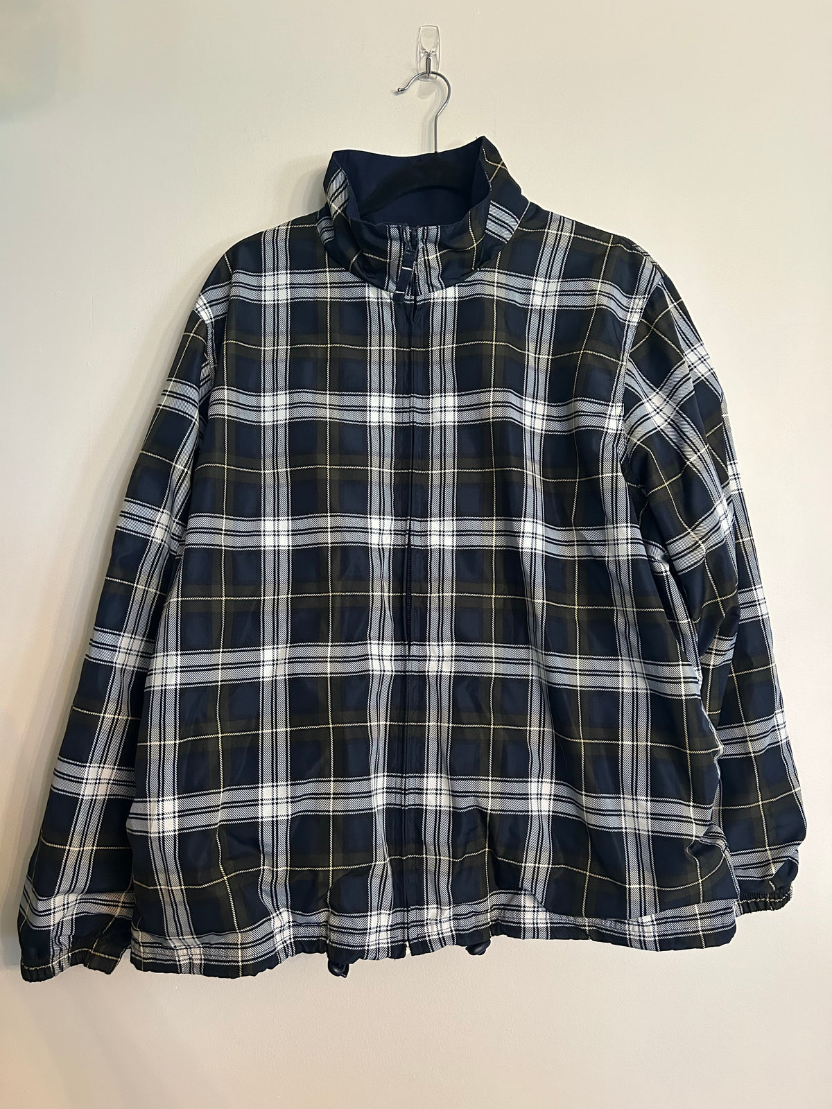 Vintage Catalina Plaid Windbreaker Jacket XL