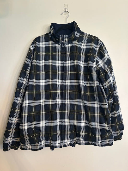 Vintage Catalina Plaid Windbreaker Jacket XL