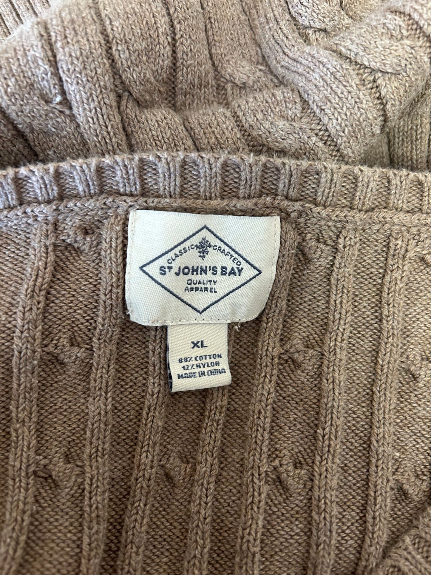 St John’s Bay Brown Sweater XL