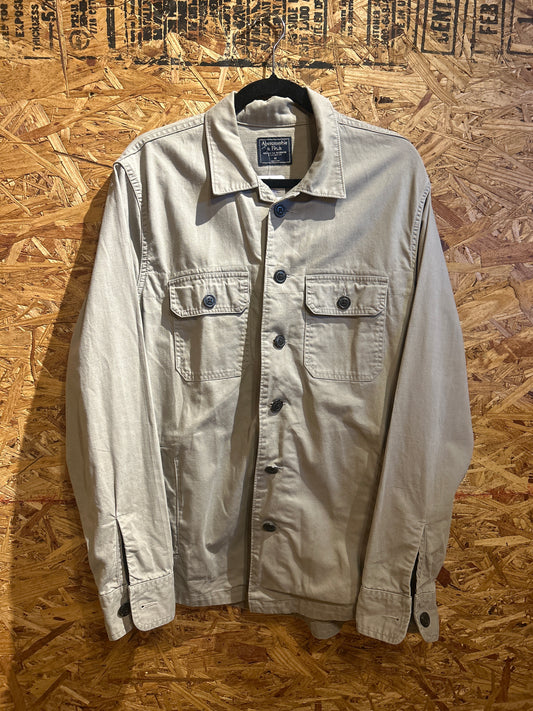 Abercrombie & Fitch Khaki Button Up M