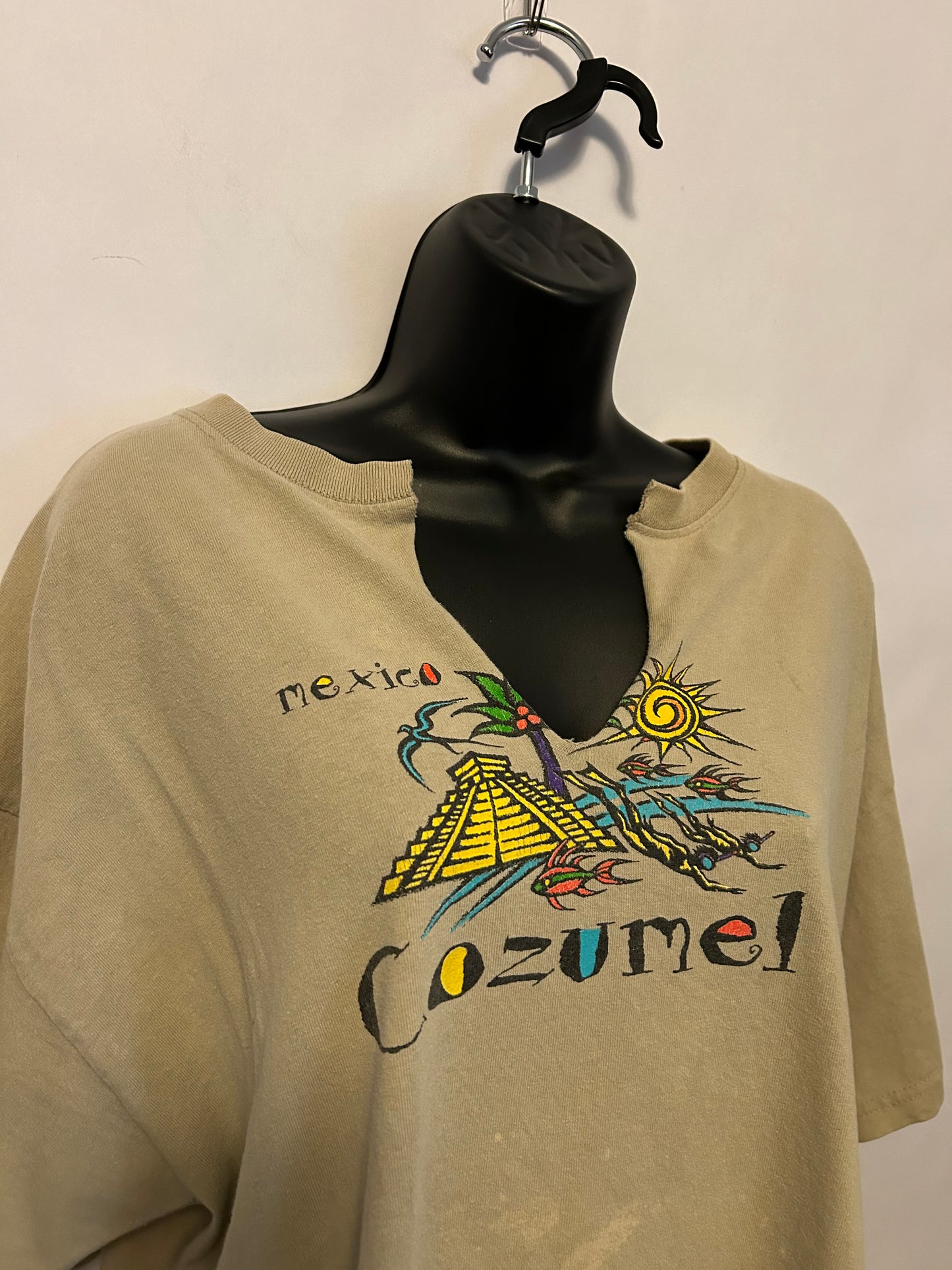 Cozumel Mexico Cut T-Shirt XL