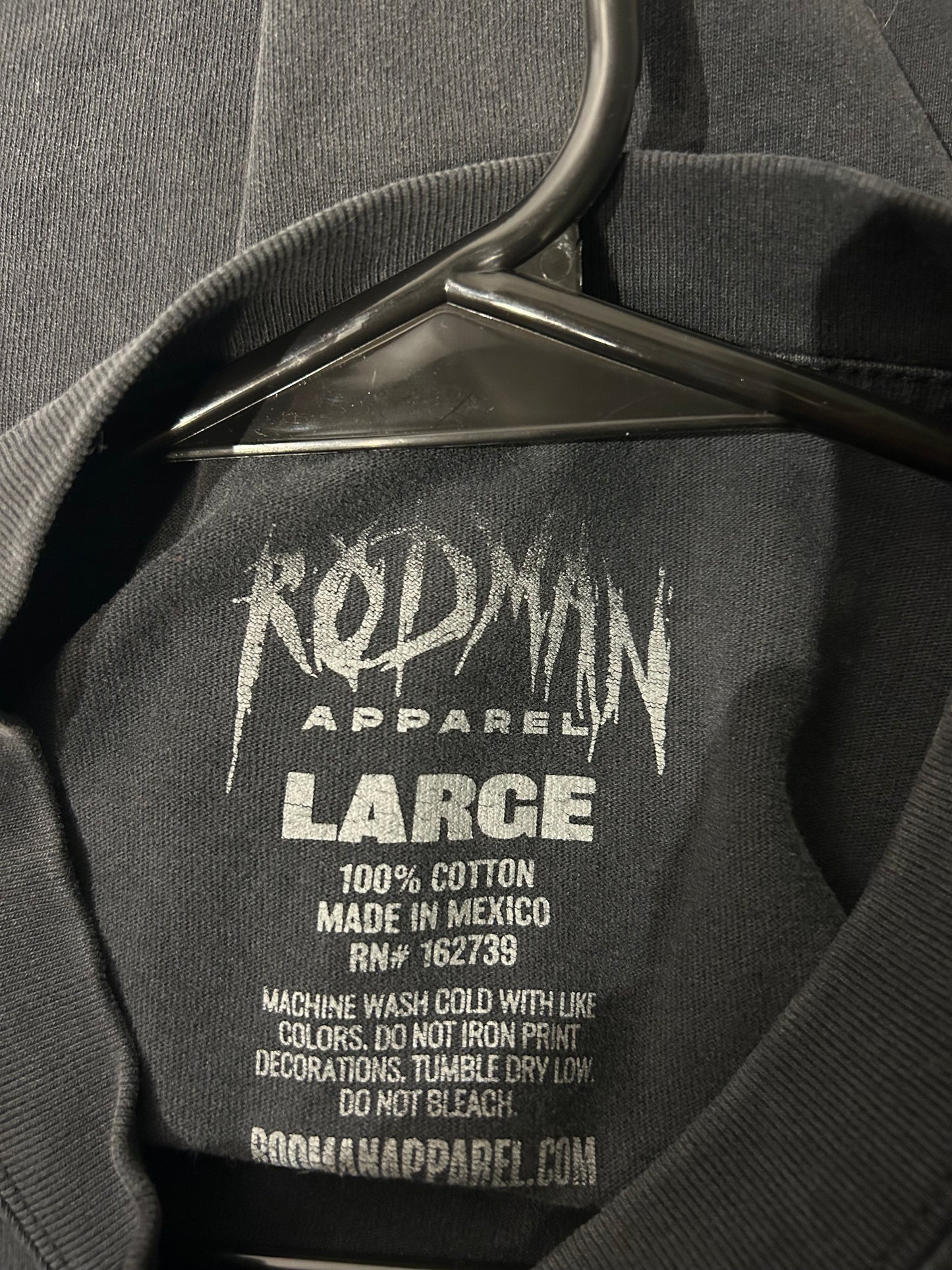 Rodman Apparel 90s Style Dennis Rodman Graphic T-Shirt L