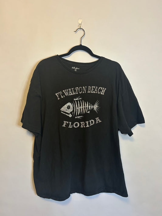 Ft. Walton Beach Black T-Shirt 3X