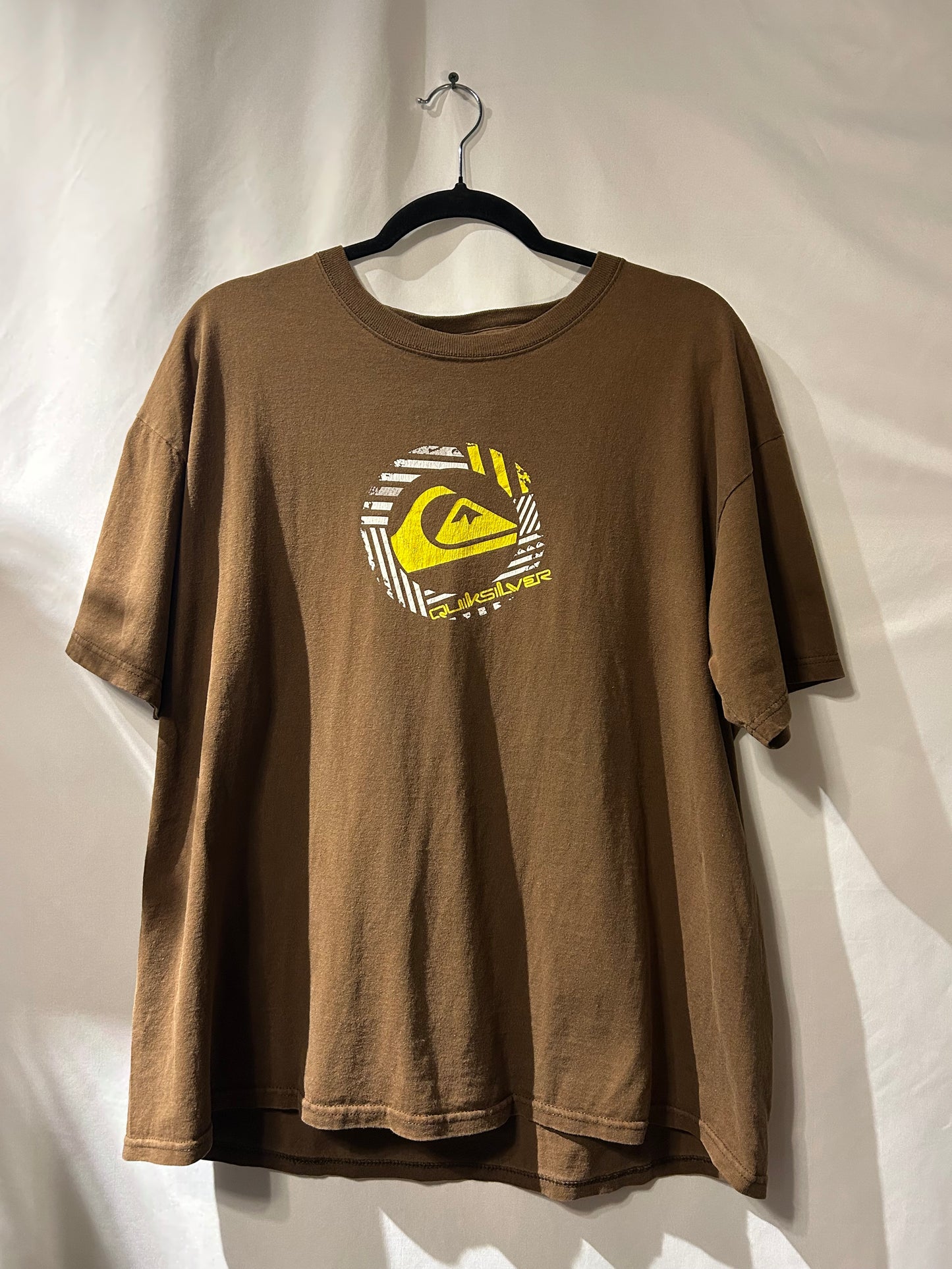 Quicksilver Vintage Brown T-Shirt L