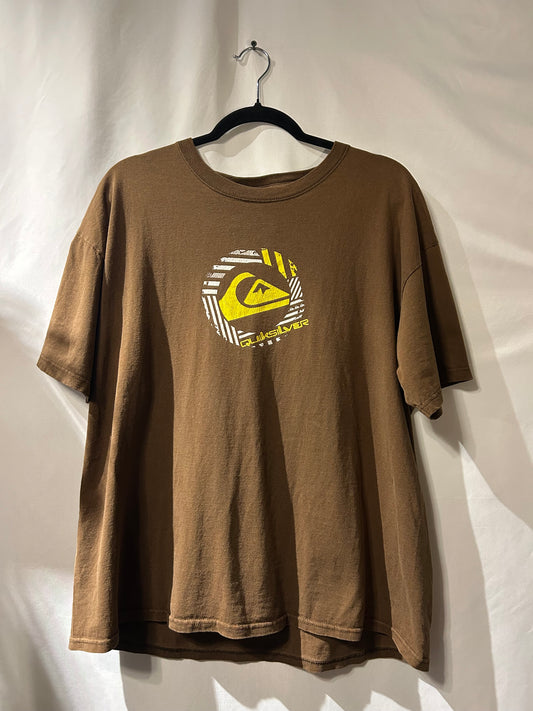 Quicksilver Vintage Brown T-Shirt L