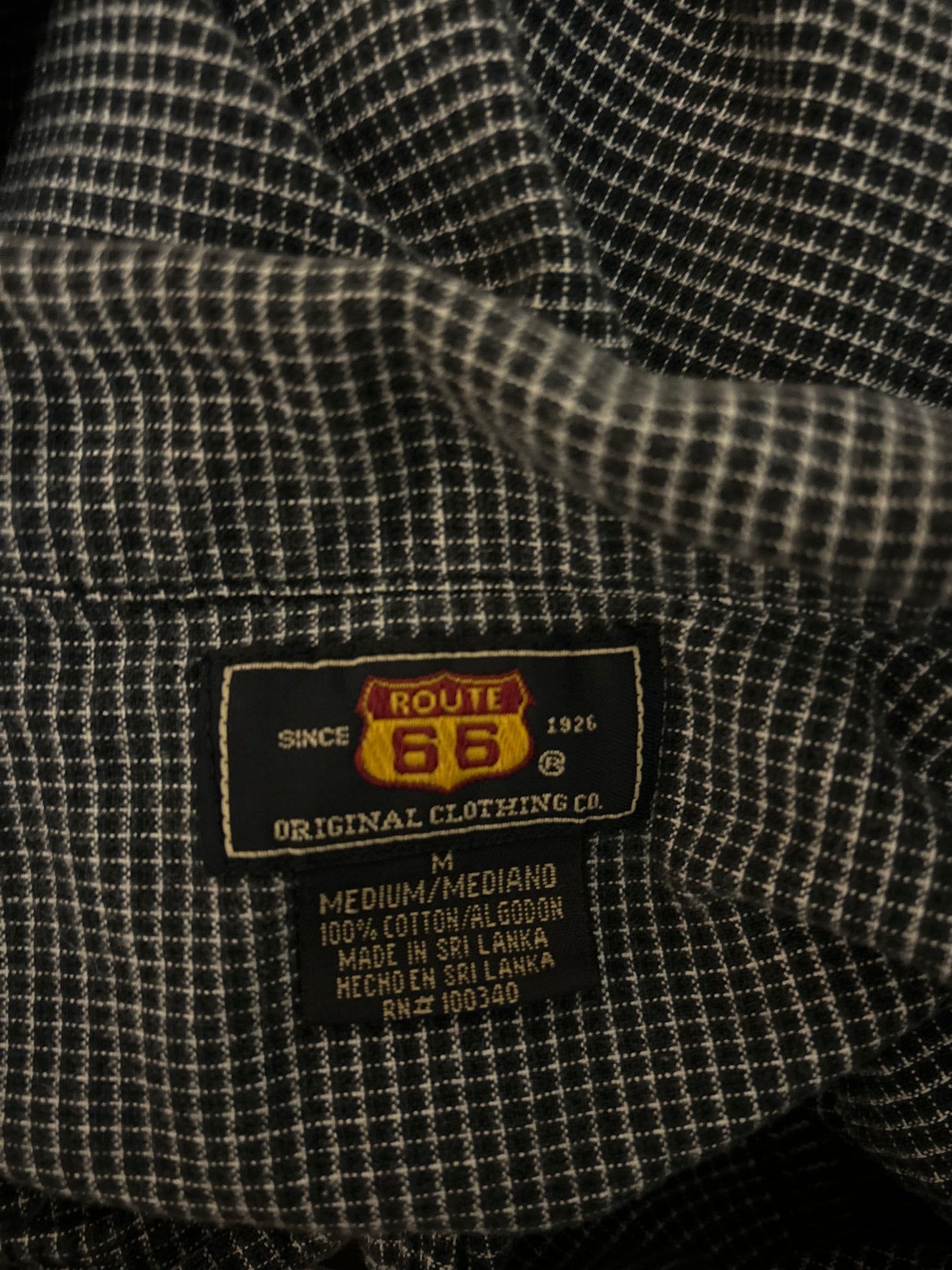 Route 66 Button Up M